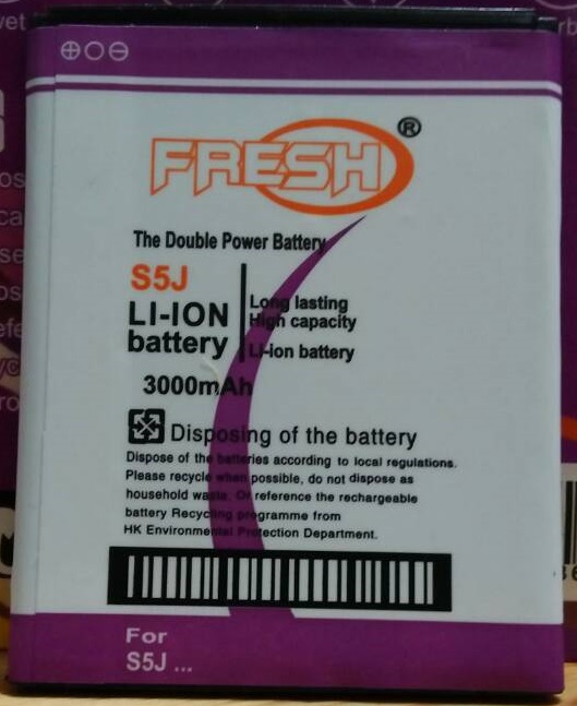 BATERAI FRESH DOBEL POWER ADVAN S5J 3.000 MAH